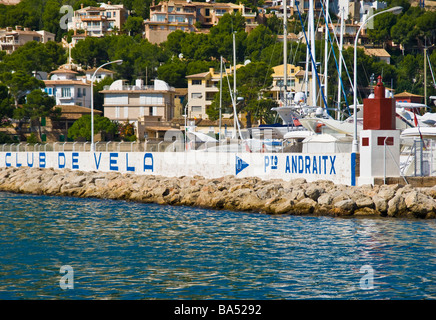 Marina Club de Vela Port Andratx Majorque Baleares Espagne | Hafen Port Club de Vela Antratx Majorque Baléares Spanien Banque D'Images