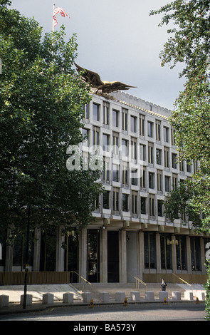 US Embassy, Grosvenor Square, London W1. Banque D'Images