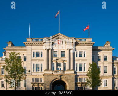 Maidstone, Kent, Angleterre, Royaume-Uni. County Hall ; quartier général du Conseil du comté de Kent Banque D'Images