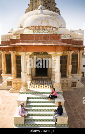 Bhandasar Jain temple, Bikaner, Rajasthan, India Banque D'Images