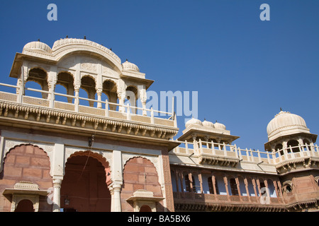 Shri Ratan Raj Mandir Bihari Temple, Bikaner, Rajasthan, India Banque D'Images