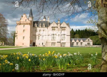 Brodie Castle au printemps près de Forres Morayshire région de Grampian Ecosse UK 2327 SCO Banque D'Images