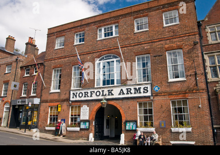 West Sussex Arundel Norfolk Arms Banque D'Images