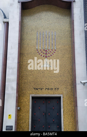 La Synagogue Centrale dans Great Portland Street Londres W1 Banque D'Images