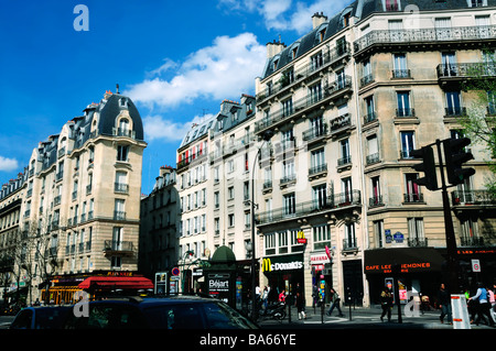 Paris France, Street Scene Immobilier, marché immobilier bâtiments de la ville, centre de la rue Banque D'Images