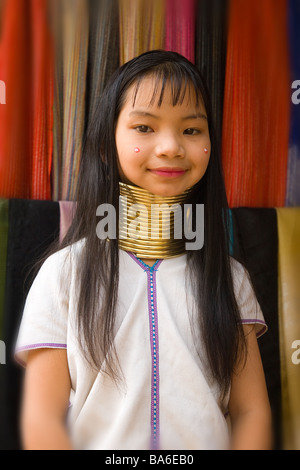 Les femmes de longue la tribu Karen en Thaïlande Banque D'Images