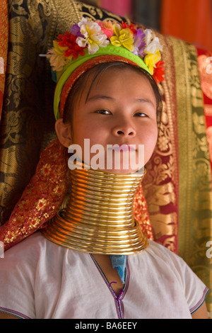 Les femmes de longue la tribu Karen en Thaïlande Banque D'Images