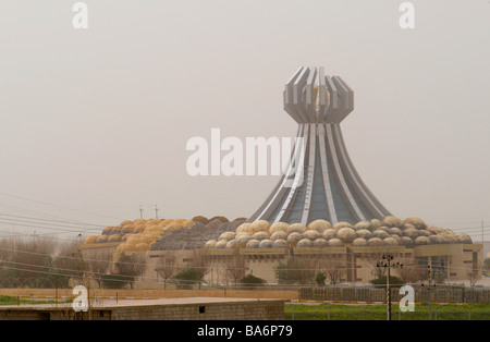 Un monument commémorant l'attaque au gaz chimique 1988 Halabja par l'armée de Saddam Hussein. Photo prise à Halabja, en Irak. Banque D'Images