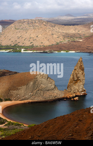 Paysage de Isla Bartolomé la beauté classique des Galapagos, Equateur en Septembre Banque D'Images