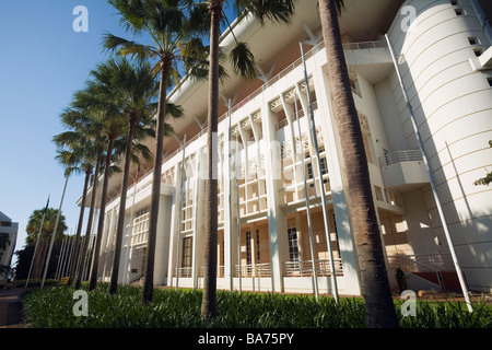 La Maison du Parlement du Territoire du Nord, connu localement comme le gâteau de mariage. Darwin, Territoire du Nord, Australie Banque D'Images