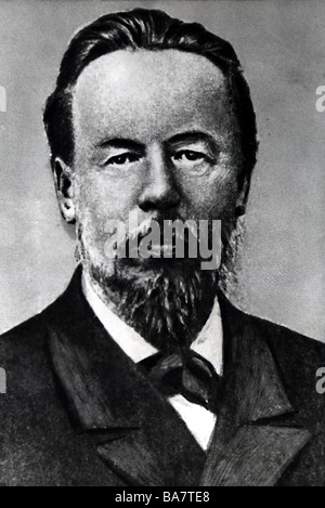 Popov, Alexander Stepanovich, 16.3.1859 - 13.1.1906, physicien russe, portrait, dessin, Banque D'Images