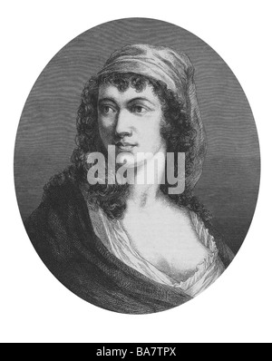 Theroigne de Mericourt,, 13.8.1762 - 9.6.1817, le français et l'évolution des droits de la femme militante, portrait, après l'ancien français gravure sur cuivre, fin du xixe siècle, l'artiste n'a pas d'auteur pour être effacé Banque D'Images