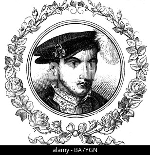 Howard, Henry, 1517 - 21.1.1547, comte de Surrey, brit. Auteur/écrivain, portrait, XVIe siècle, Banque D'Images