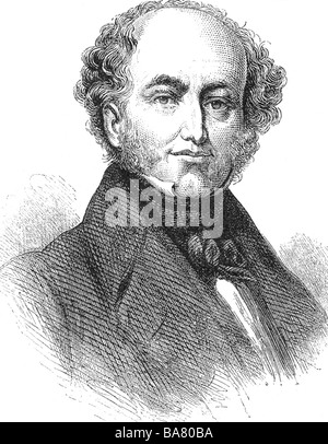 Van Buren, Martin, 5.12.1782 - 24.7.1862, politicien américain, 8ème Président des États-Unis 4.3.1837 - 4.3.1841, portrait, gravure de bois, XIXe siècle, , Banque D'Images