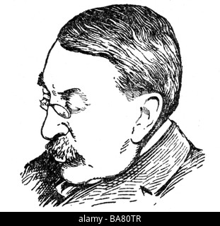 Stanford, sir Charles Villiers, 30.9.1852 - 29.3.1924, compositeur irlandais, portrait, dessin, Banque D'Images