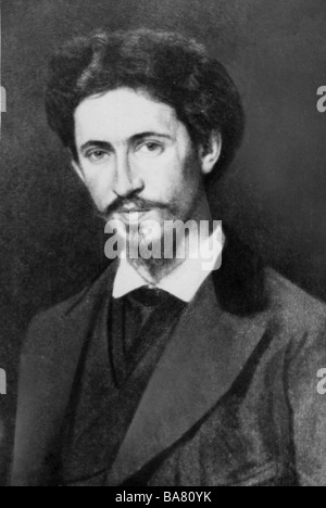 Repin, Ilya Yefimovich, 5.8.1844 - 29.9.1920, peintre russe, portrait, photo, vers 1880, Banque D'Images