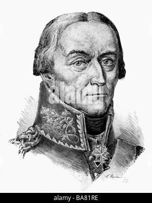 Buelow, Friedrich Wilhelm, 16.2.1755 - 25.2.1816, général prussien, portrait, lithographie, XIXe siècle, Banque D'Images