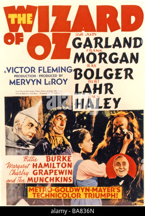 THE WIZARD OF OZ 1939 MGM film avec Judy Garland Banque D'Images