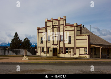 Magasin général au Village historique restauré de Fort Steele à Cranbrook, Colombie-Britannique. Banque D'Images