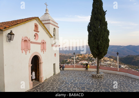 Église de Ojeda, Taxco, Guerrero, Mexique de l'État Banque D'Images