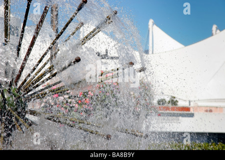 Jeu d'eau Fontaine à Vancouver Banque D'Images