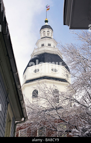 State House, Annapolis Maryland USA Banque D'Images