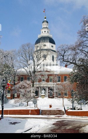 State House, Annapolis Maryland USA Banque D'Images