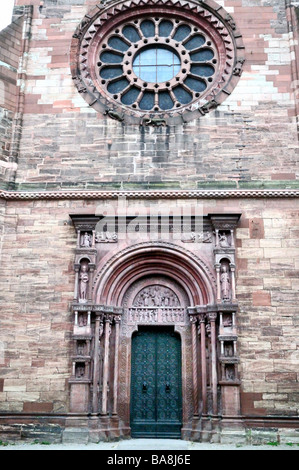 Galluspfort Porte St Gall cathédrale de Bâle Munster Banque D'Images