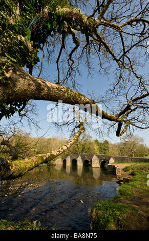 Le pont sur la rivière Ogmore. Photo par Gordon 1928 Banque D'Images