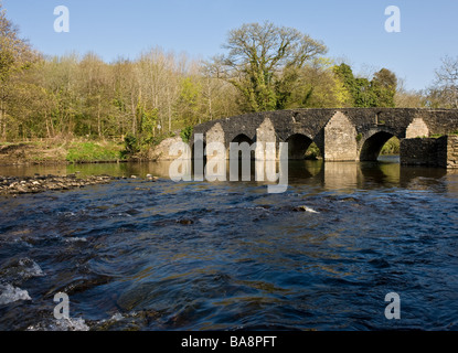 Le pont sur la rivière Ogmore au Pays de Galles. Photo par Gordon 1928 Banque D'Images