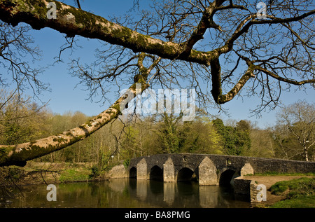 Le pont sur la rivière Ogmore. Photo par Gordon 1928 Banque D'Images