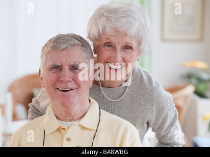 Portrait of senior couple Banque D'Images