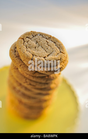 Pile de cookies Banque D'Images