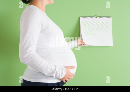 Femme enceinte Banque D'Images