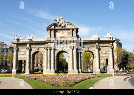 La porte d'Alcala, Madrid, Espagne Banque D'Images