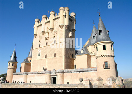 Alcazar, Ségovie, Castille et Leon, Espagne Banque D'Images