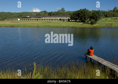 Les touristes peuvent s'offrir le luxe de l'un des plus grands resorts Zimbabwe Troutbeck resort au Zimbabwe's eastern highlands Banque D'Images