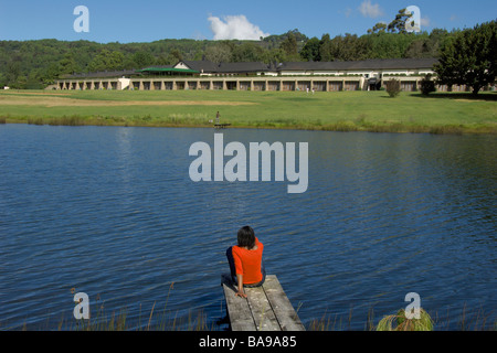 Les touristes peuvent s'offrir le luxe de l'un des plus grands resorts Zimbabwe Troutbeck resort au Zimbabwe's eastern highlands Banque D'Images