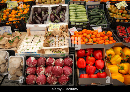 La Fiera marché, Catane, Sicile, Italie Banque D'Images