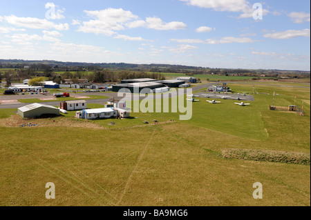 L'aéroport d'affaires de Wolverhampton à Halfpenny Green près de Bobbington England Uk Banque D'Images