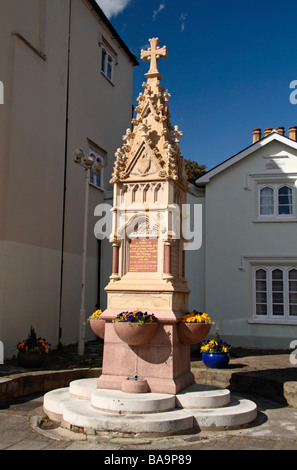 Un mémorial fontaine à Greville Phillimore, recteur de Henley on Thames en 1867. Banque D'Images