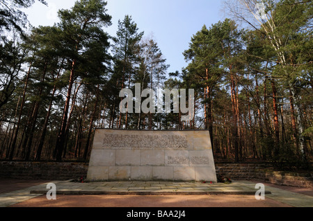 Mémorial aux habitants de Dresde a tué dans l'attentat qui a détruit la ville de raid en février 1945 Banque D'Images