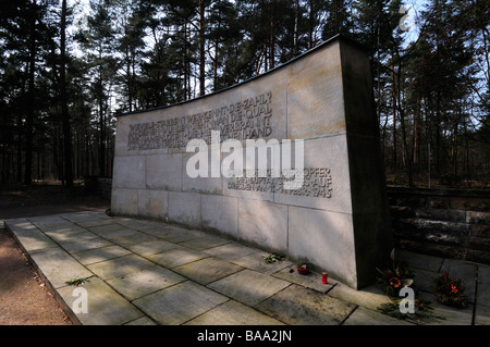 Mémorial aux habitants de Dresde a tué dans l'attentat qui a détruit la ville de raid en février 1945 Banque D'Images