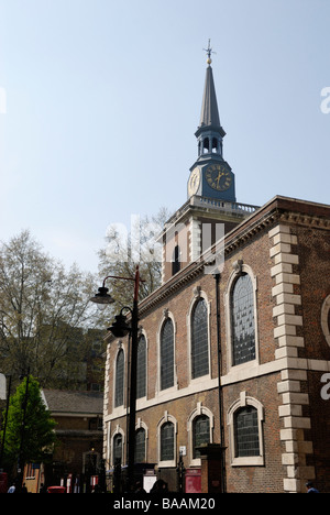 St James Piccadilly s vu de Jermyn Street Londres Banque D'Images