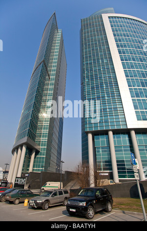 Centre-ville quartier financier de Moscou , Moscou, Russie Banque D'Images