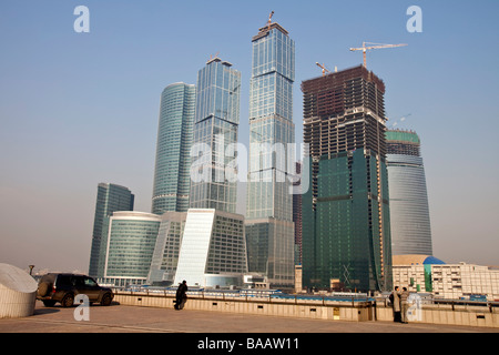 Centre-ville quartier financier de Moscou , Moscou, Russie Banque D'Images