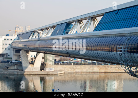 Bagration pont menant au quartier financier de Moscou, Russie. centre Banque D'Images