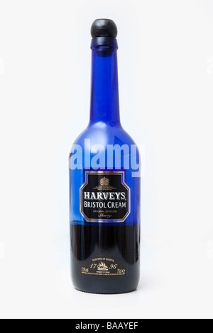 Bouteille de Harveys Bristol Cream Sherry Banque D'Images