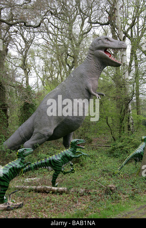 Modèle grandeur nature Tyrannosaurus Rex Banque D'Images