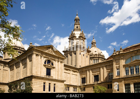 Musée national d'Art de Catalogne Museu Nacional d'Art de Catalogne MNAC Montjuïc Barcelone Espagne Banque D'Images